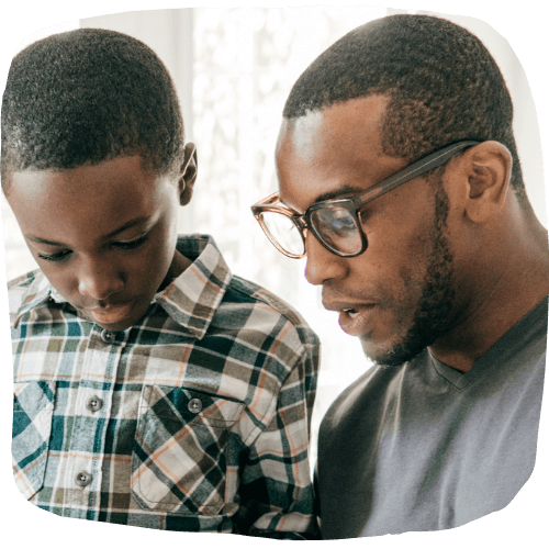 Grade 4 student learning to spell