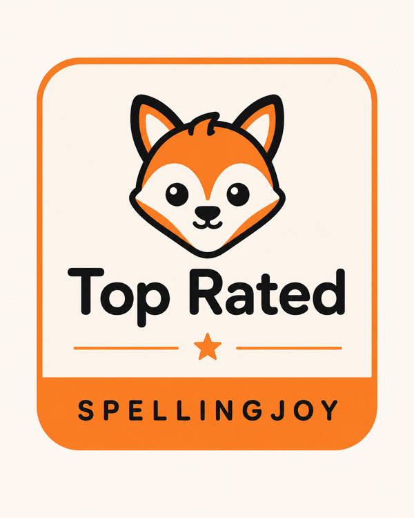 SpellingJoy Top Rated badge
