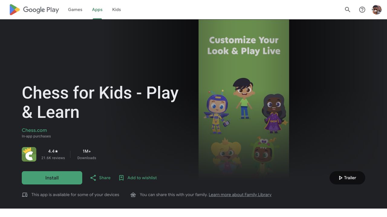 ChessKid screenshot
