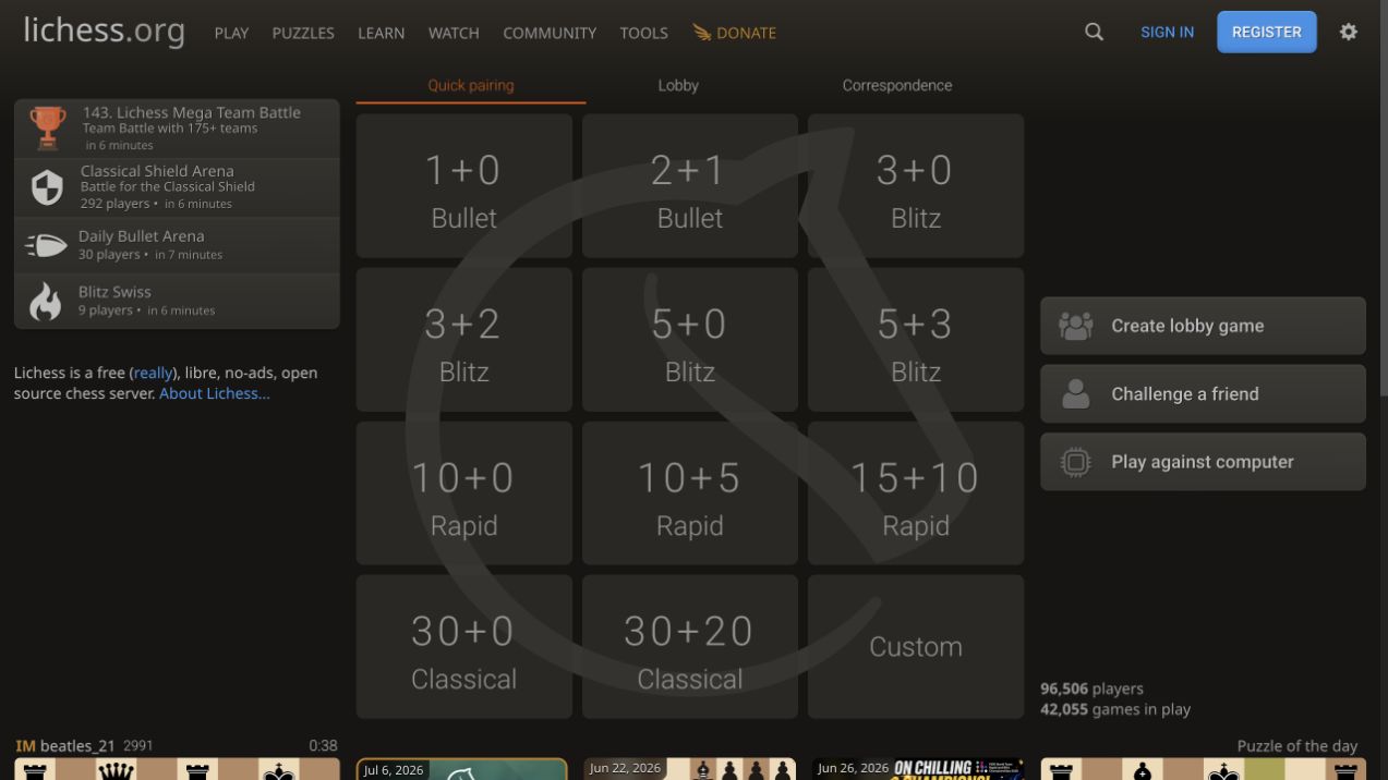 Lichess screenshot