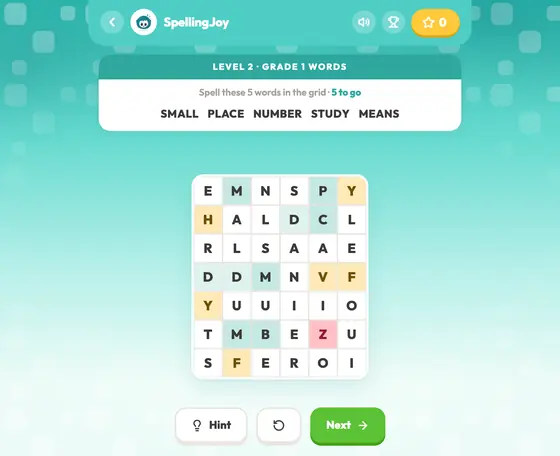 Word Stack: a word being traced through a packed grid of letters.